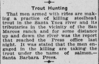 santa ynez river trout steelhead