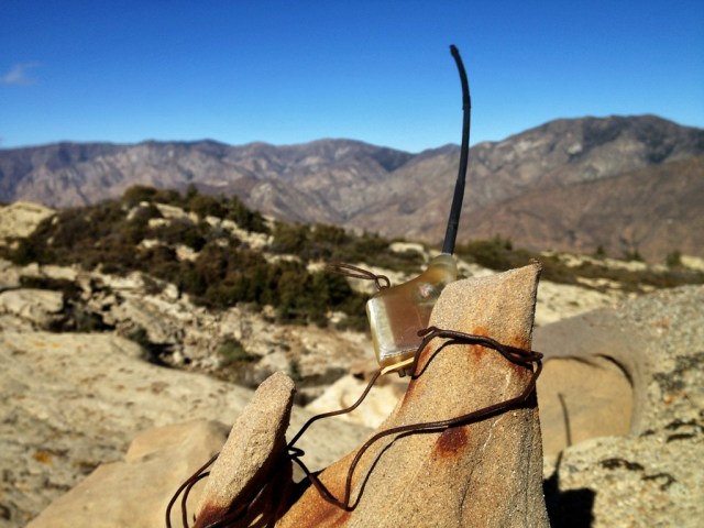 Condor radio transmitter Sespe Wilderness