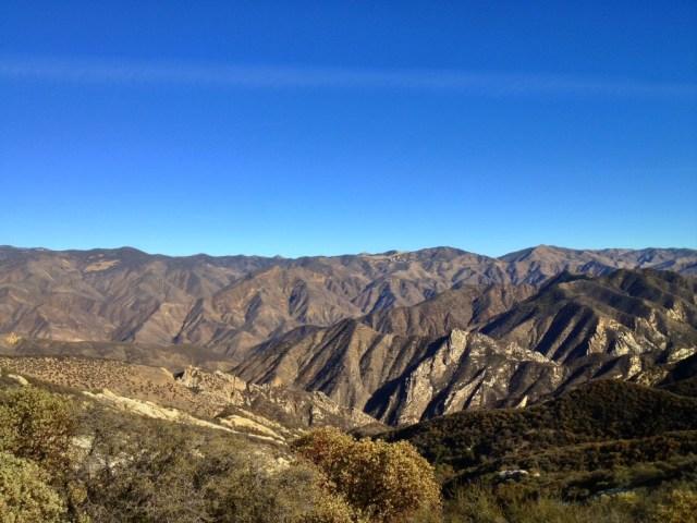 Sisquoc River drainage Hurricane Deck