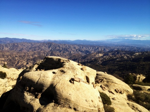 Whiteacre Peak Sespe Wilderness view