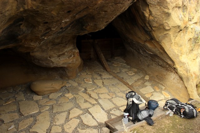 Chumash rock art pictographs swordfish cave