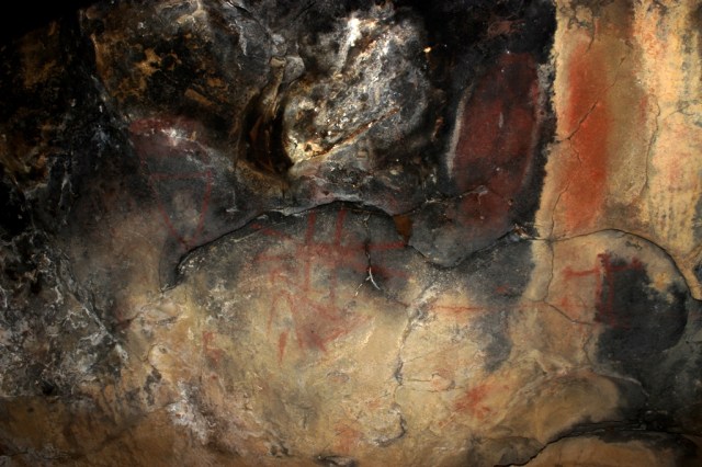 Chumash swordfish Cave rock art