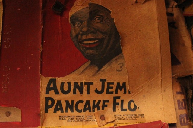 Aunt Jemima historic pancake label
