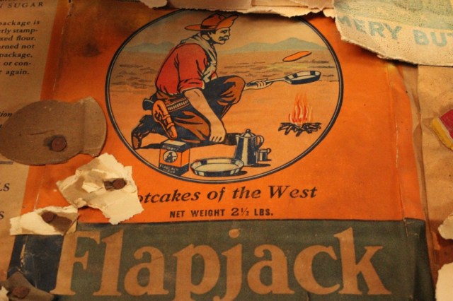 BUrro Schmidt cabin historic food label