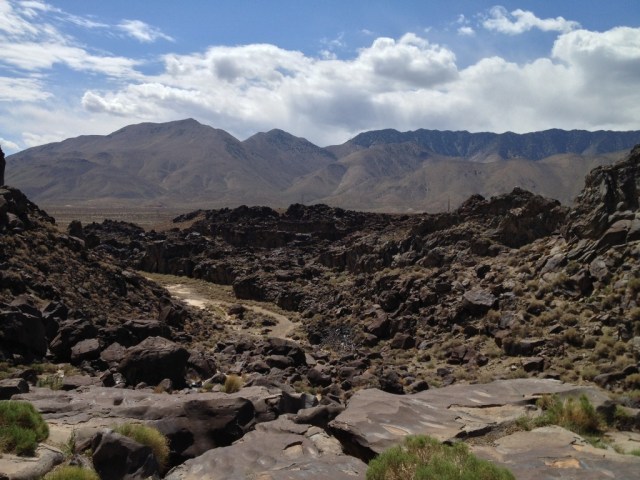 Fossil Falls Owens Valley California