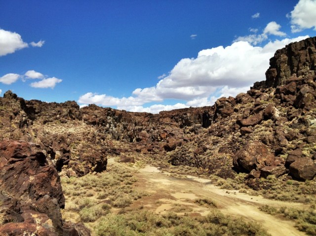 Fossil Falls Owens Valley