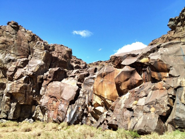 lower Fossil Falls