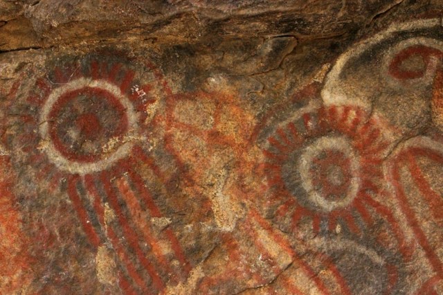 Native American pictographs Kern County