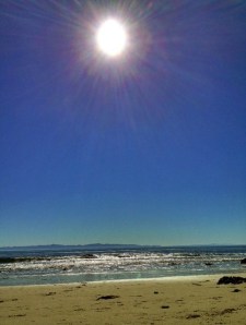 California beach Santa Barbara Channel Islands