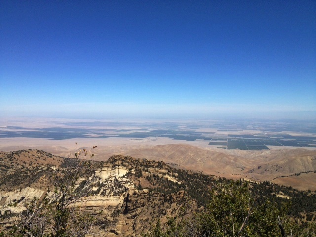 Eagle Rest Peak view of San Joaquin Valley