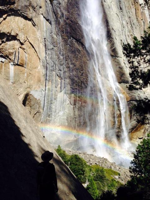 Upper Yosemite Falls rainbows