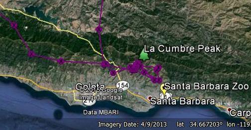 Condor Santa Barbara La Cumbre Peak