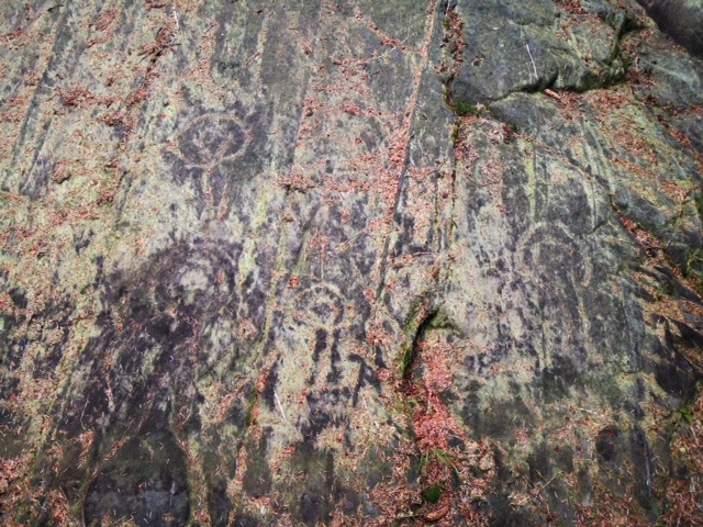 Petroglyphs Arran Scotland hillwalking