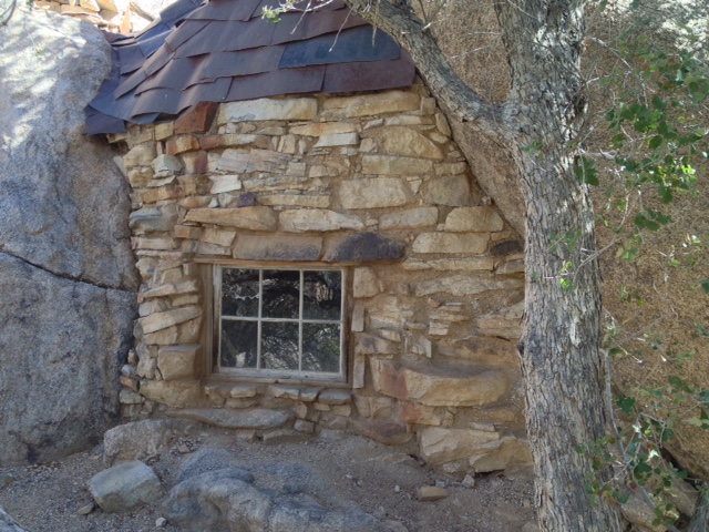 Eagle Cliff Mine rock cabin Joshua Tree National Park
