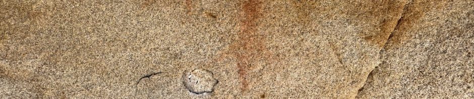 Chumash Rock Art bullet damage